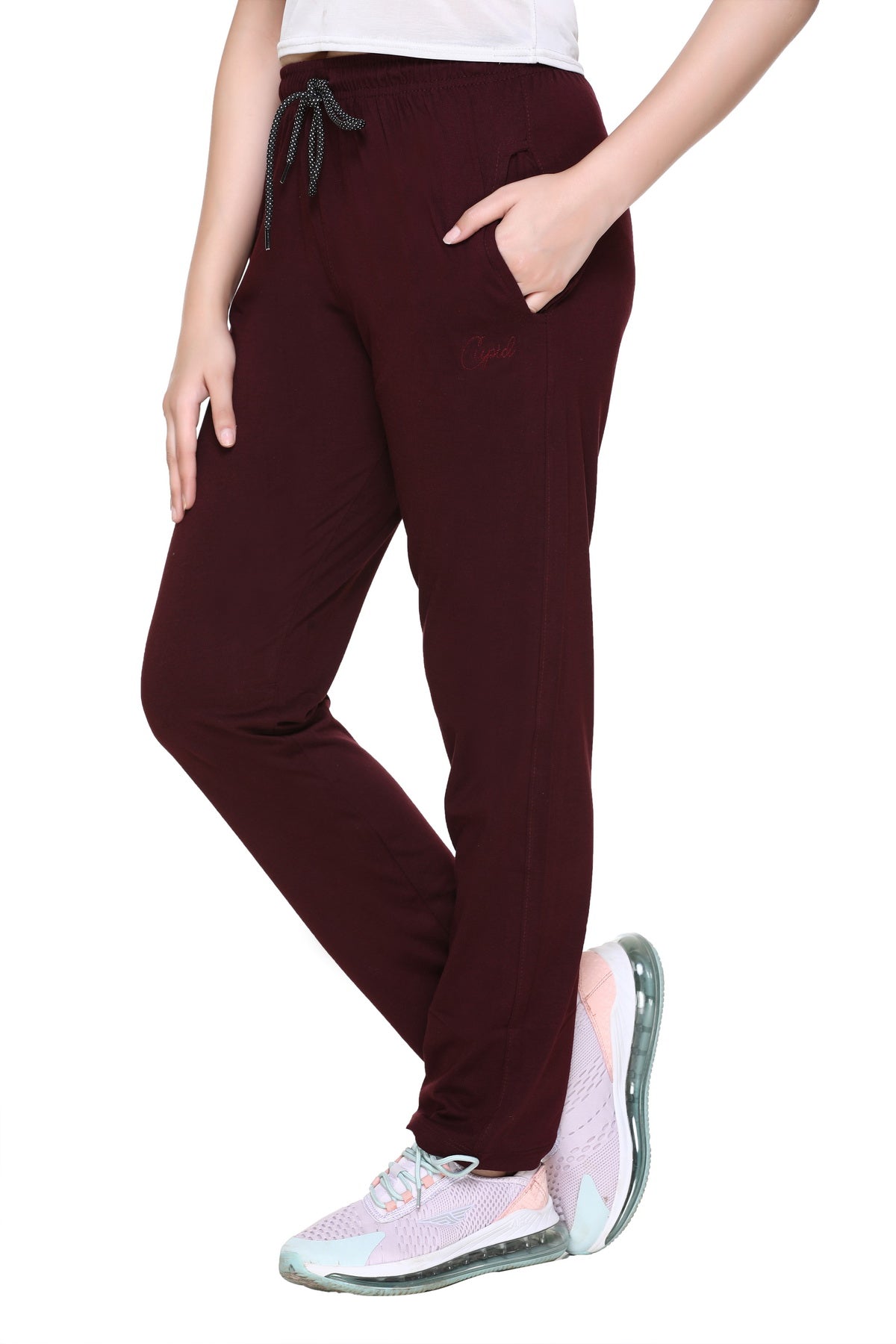 Buy Elite Cotton Track Pants For Women Pack Of 2 - Lowest price in India|  GlowRoad